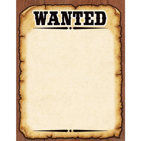 blank wanted poster